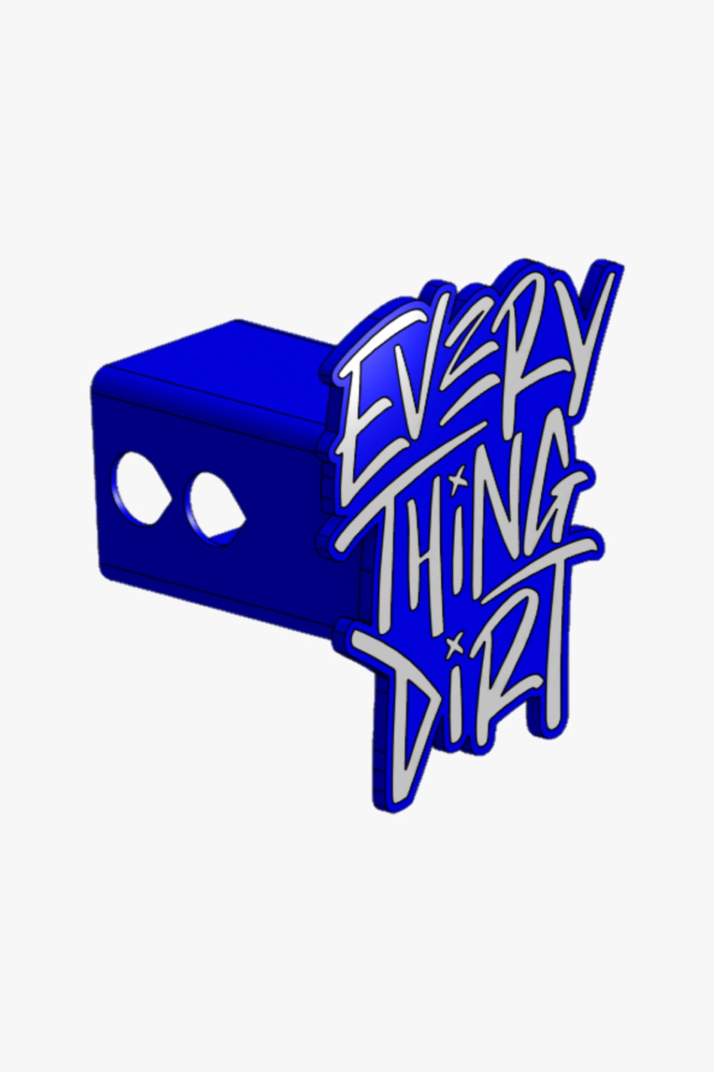3D Printed Hitch Cover (White)