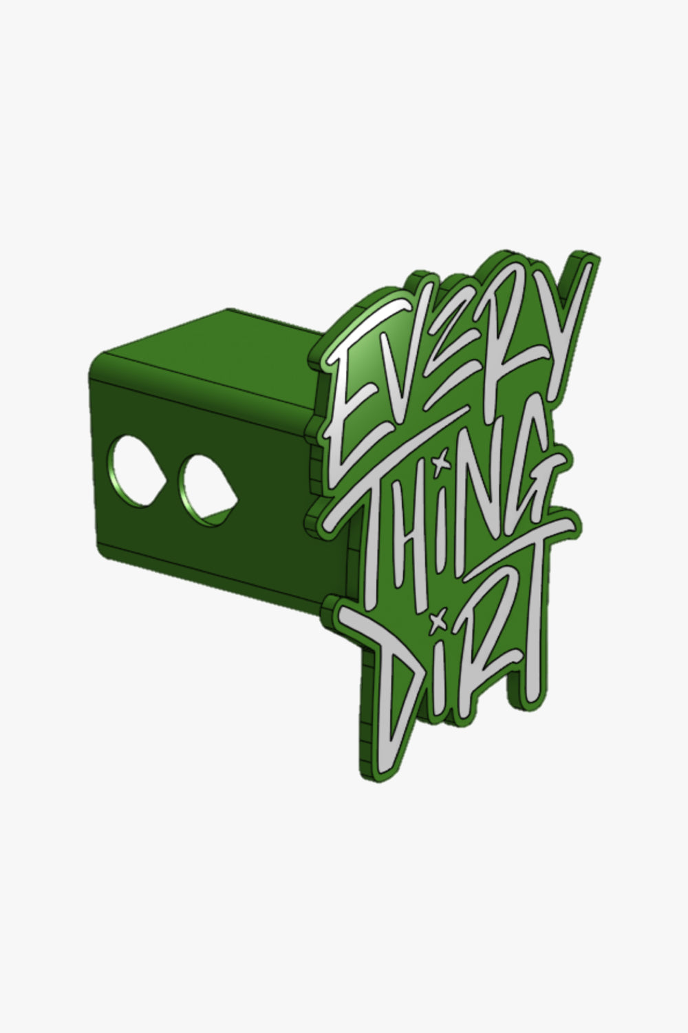 3D Printed Hitch Cover (White)