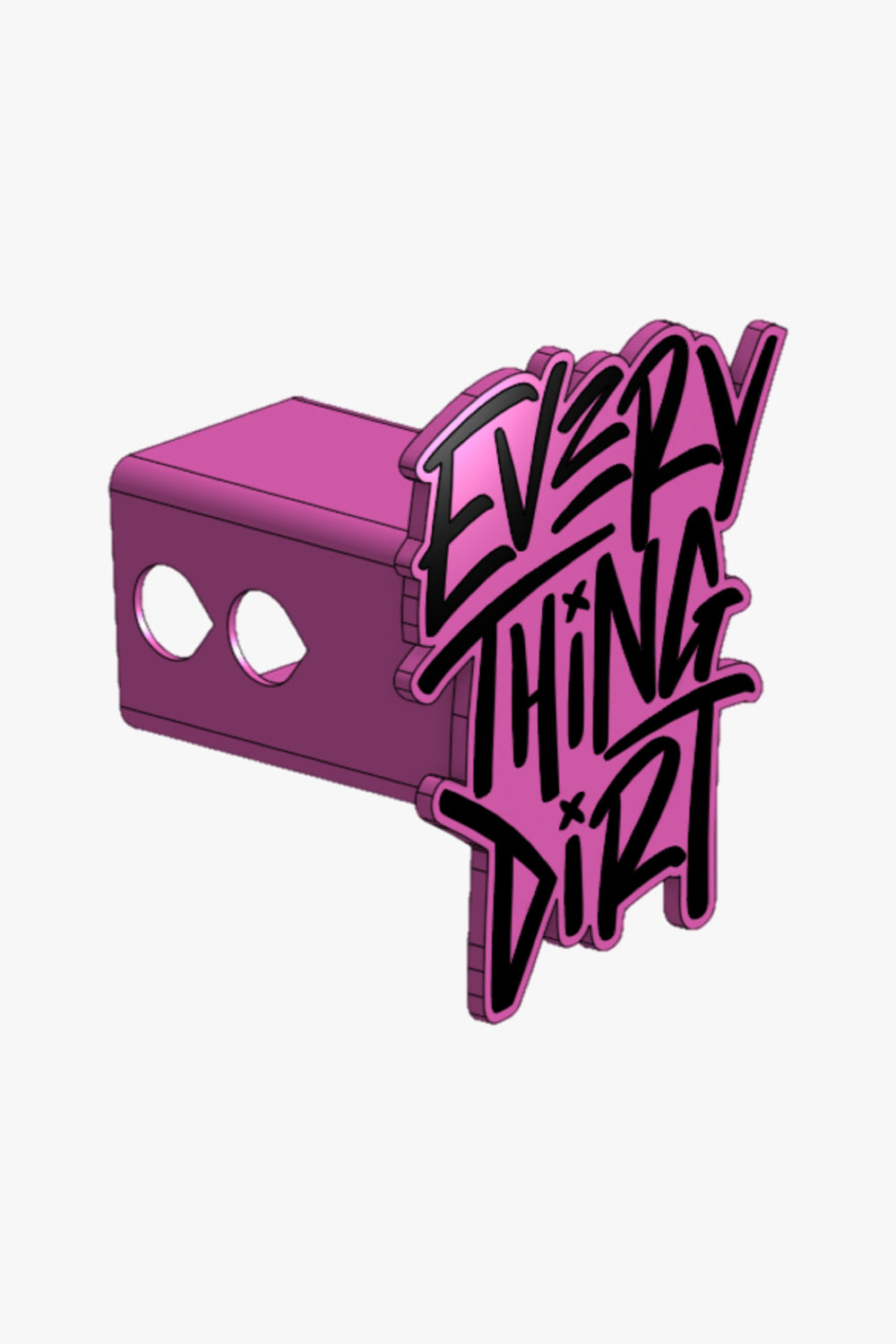 3D Printed Hitch Cover (Black)
