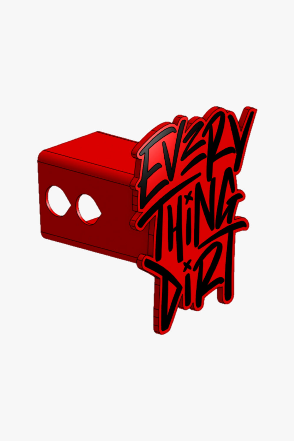 3D Printed Hitch Cover (Black)
