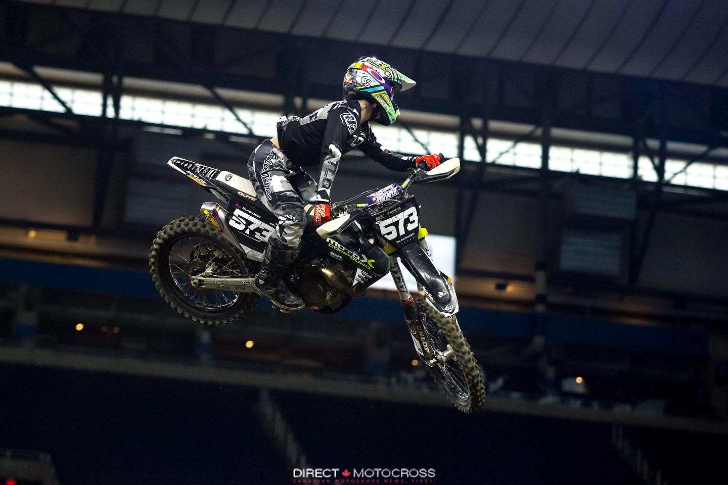 Christopher Blackmer Takes on Supercross in Front of Hometown Fans