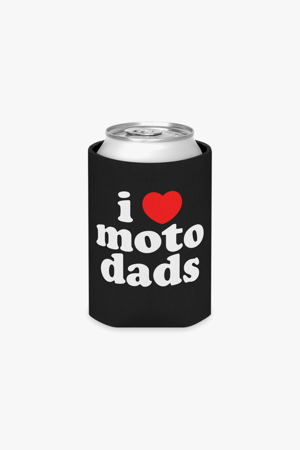 I Heart Moto Dads Koozie